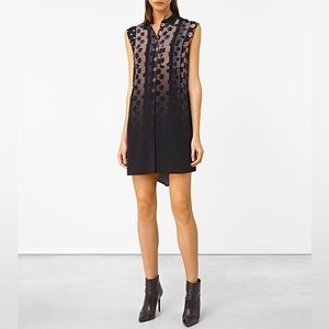 AllSaints Hartley Polka Silk Dress